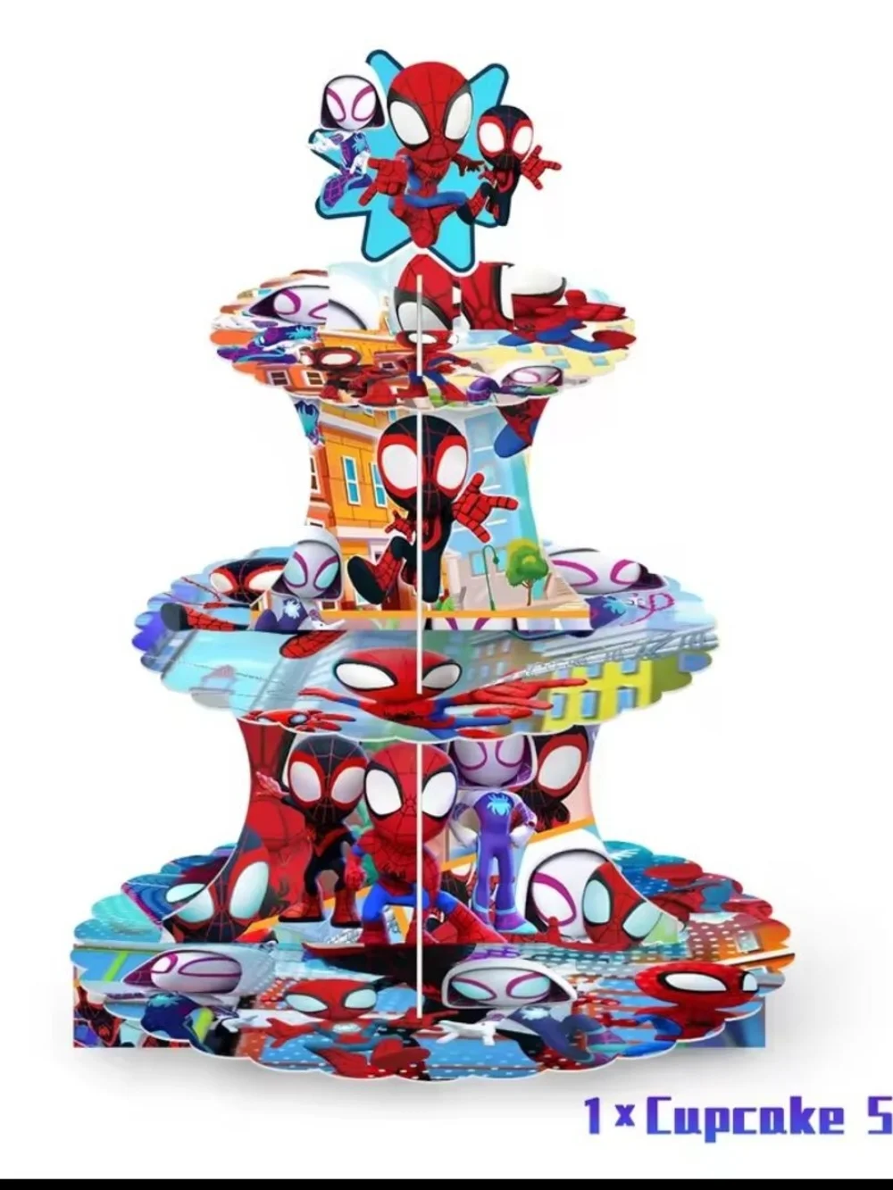 Spidey Cupcake Stand